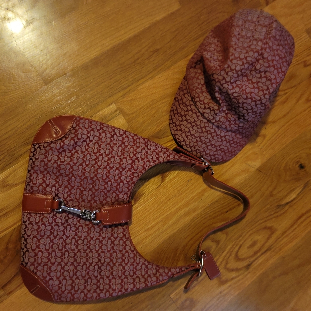 Used Genuine Coach bag & Hat